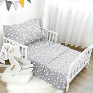 Toddler Bed Sheets, 3 Piece Toddler Sheet Set, Soft Breathable Crib